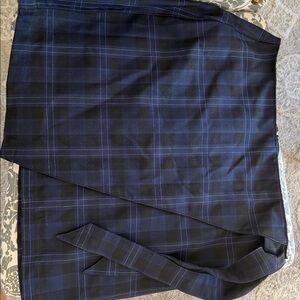 Express Checkered Skirt in Navy and Black